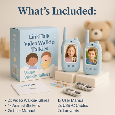 LinkiTalk™ — Smart Video Walkie Talkie for Kids